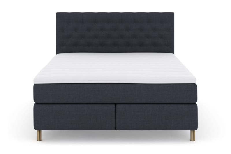 Select No 3 Kontinentalseng 210x210 hård - Blå/kobber - Møbler - Senge - Kontinentalsenge