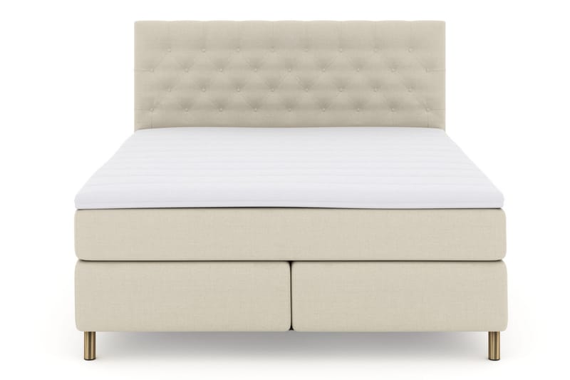 Select No 3 Kontinentalseng 210x210 Medium - Beige/kobber - Møbler - Senge - Kontinentalsenge