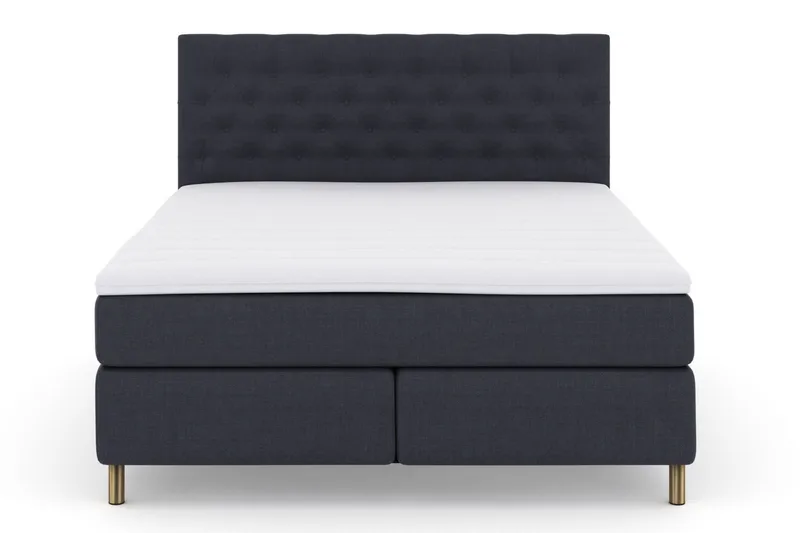 Select No 3 Kontinentalseng 210x210 Medium - Blå/kobber - Møbler - Senge - Kontinentalsenge