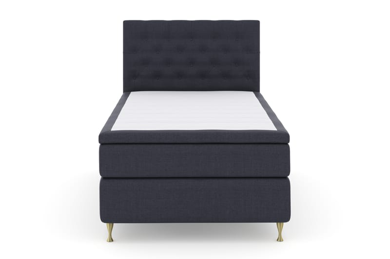 Select No 4 Komplet Sengepakke 120x200 Fast - Blå/Guld - Møbler - Senge - Komplet sengepakke