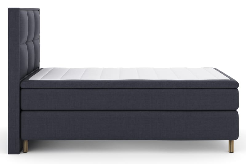 Select No 4 Komplet Sengepakke 120x200 Fast - Blå/Metal - Møbler - Senge - Komplet sengepakke