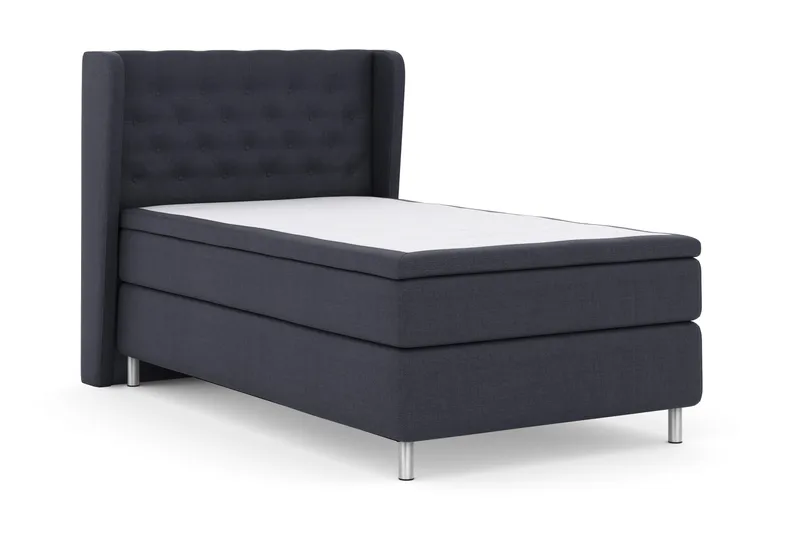 Select No 4 Komplet Sengepakke 120x200 Fast - Blå/Metal - Møbler - Senge - Kontinentalsenge