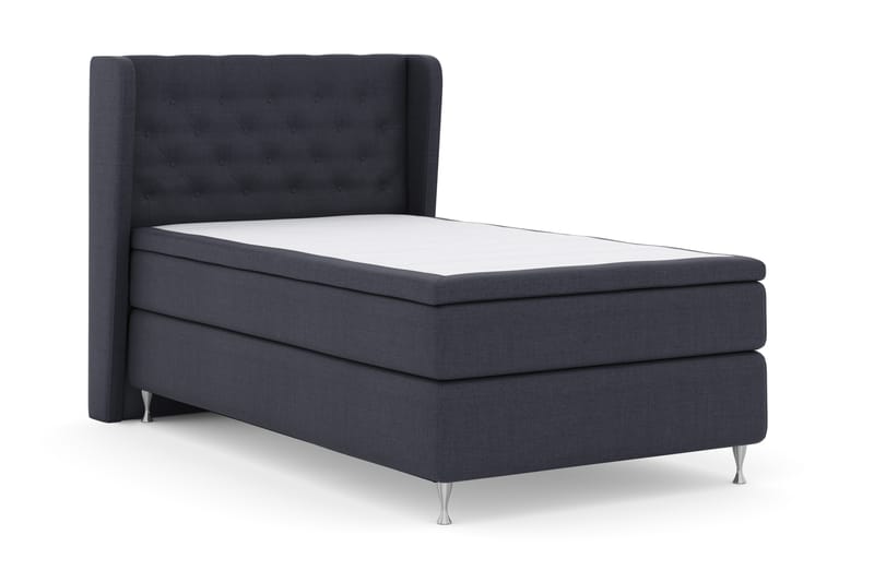 Select No 4 Komplet Sengepakke 120x200 Fast - Blå/Sølv - Møbler - Senge - Komplet sengepakke