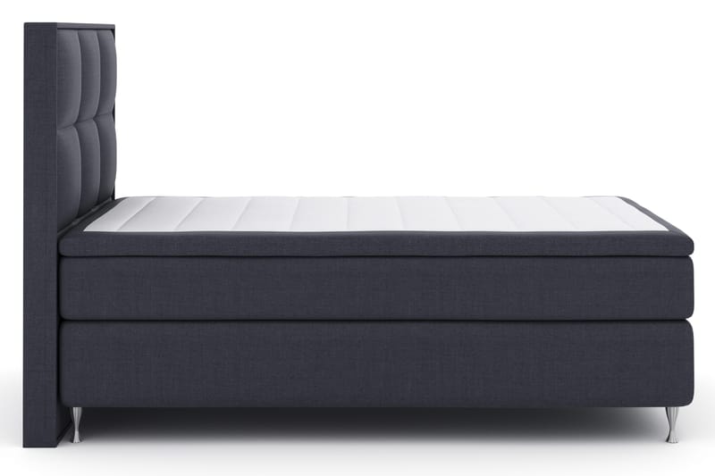 Select No 4 Komplet Sengepakke 120x200 Fast - Blå/Sølv - Møbler - Senge - Kontinentalsenge