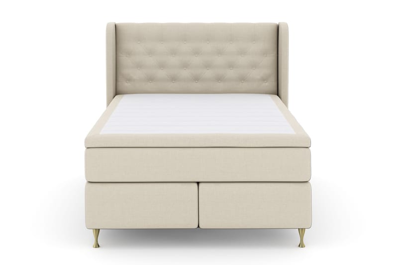 Select No 4 Komplet Sengepakke 140x200 Fast, Beige/Guld