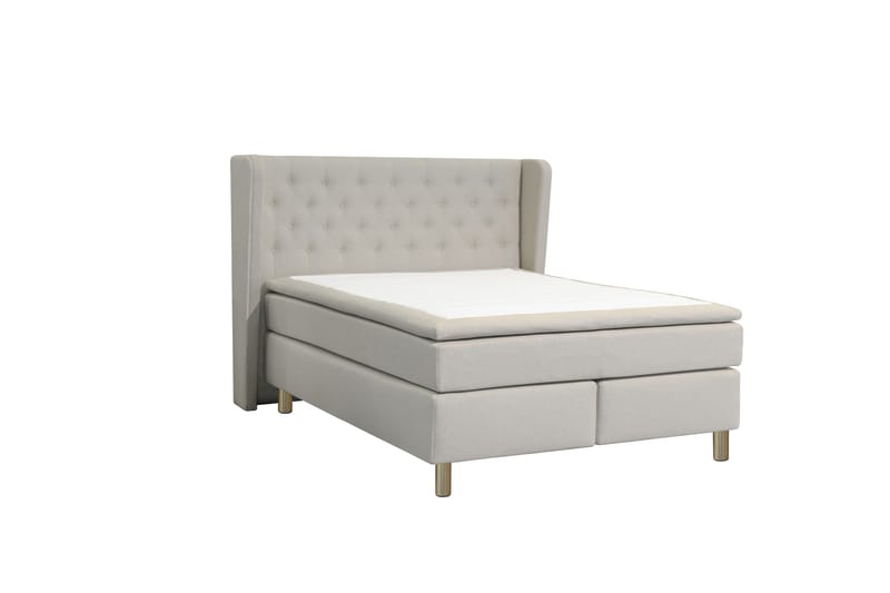 Select No 4 Komplet Sengepakke 140x200 Fast - Beige/Kobber - Møbler - Senge - Komplet sengepakke