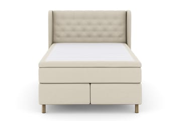 Select No 4 Komplet Sengepakke 140x200 Fast - Beige/Kobber - Møbler - Senge - Komplet sengepakke