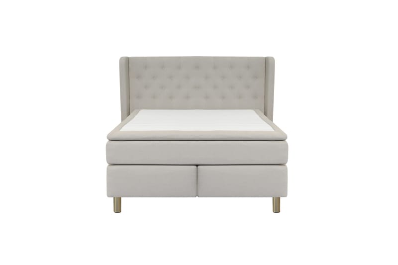 Select No 4 Komplet Sengepakke 140x200 Fast - Beige/Kobber - Møbler - Senge - Komplet sengepakke