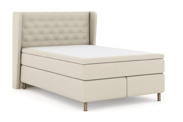 Select No 4 Komplet Sengepakke 140x200 Fast - Beige/Kobber - Møbler - Senge - Komplet sengepakke