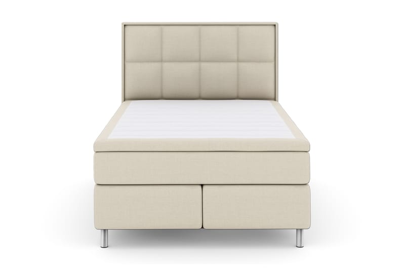 Select No 4 Komplet Sengepakke 140x200 Fast - Beige/Metal - Møbler - Senge - Komplet sengepakke