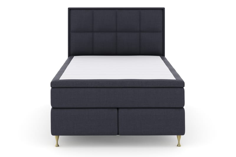 Select No 4 Komplet Sengepakke 140x200 Fast - Blå/Guld - Møbler - Senge - Komplet sengepakke