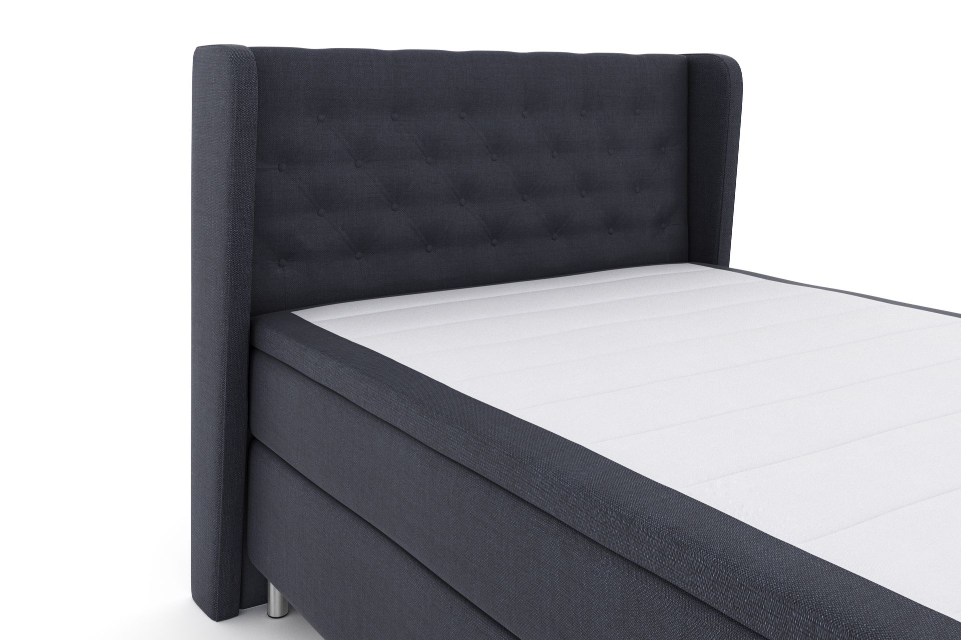 Select No 4 Komplet Sengepakke 140x200 Fast - Blå/Kobber - Møbler - Senge - Komplet sengepakke