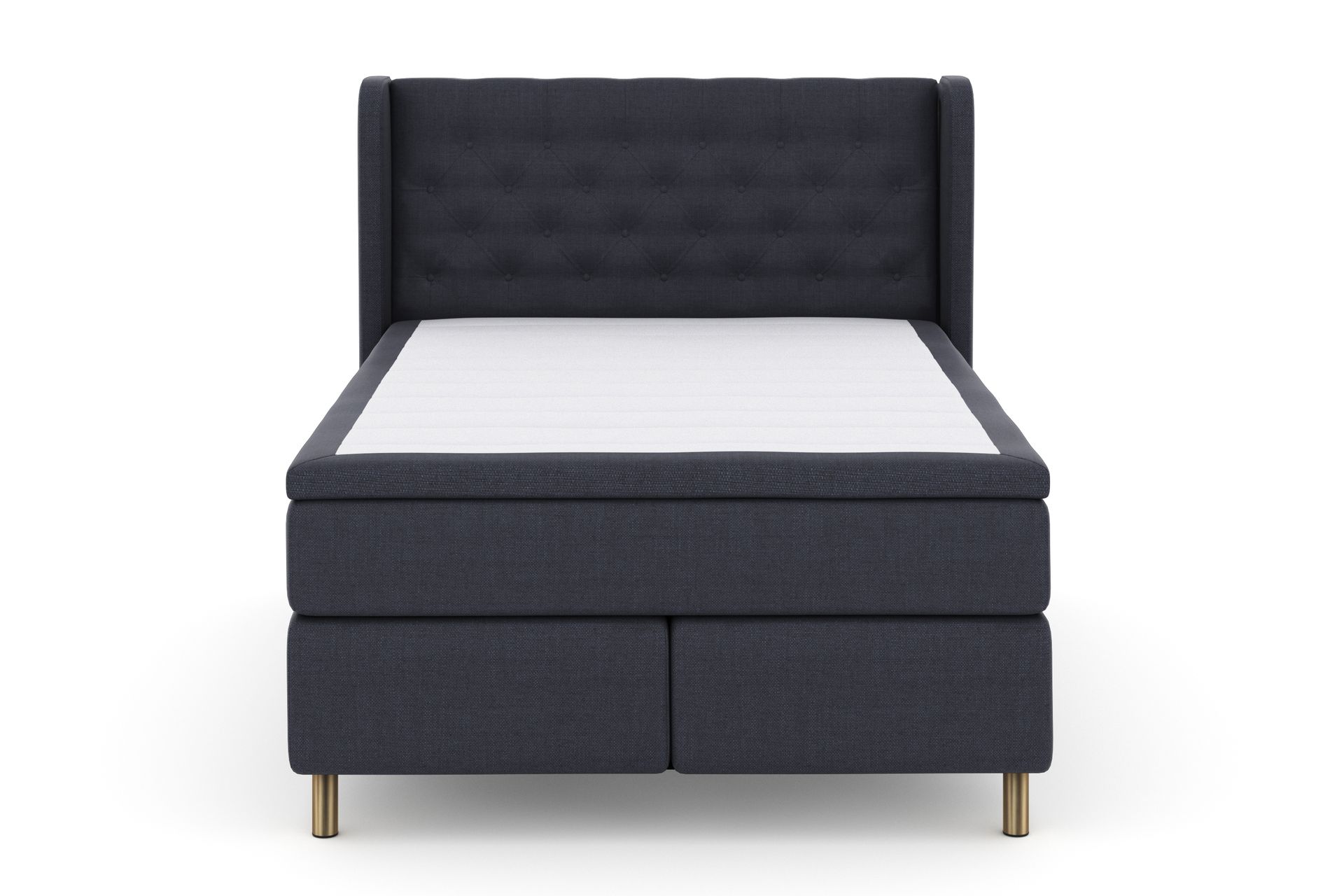 Select No 4 Komplet Sengepakke 140x200 Fast - Blå/Kobber - Møbler - Senge - Komplet sengepakke