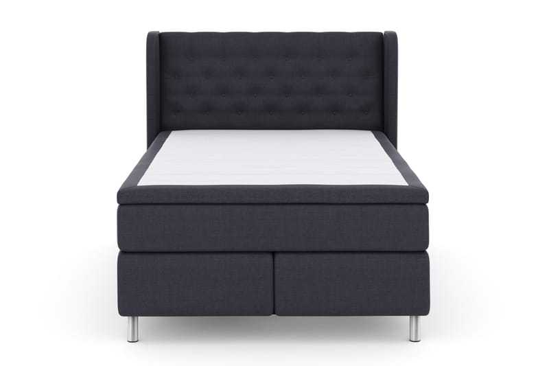 Select No 4 Komplet Sengepakke 140x200 Fast - Blå/Metal - Møbler - Senge - Komplet sengepakke