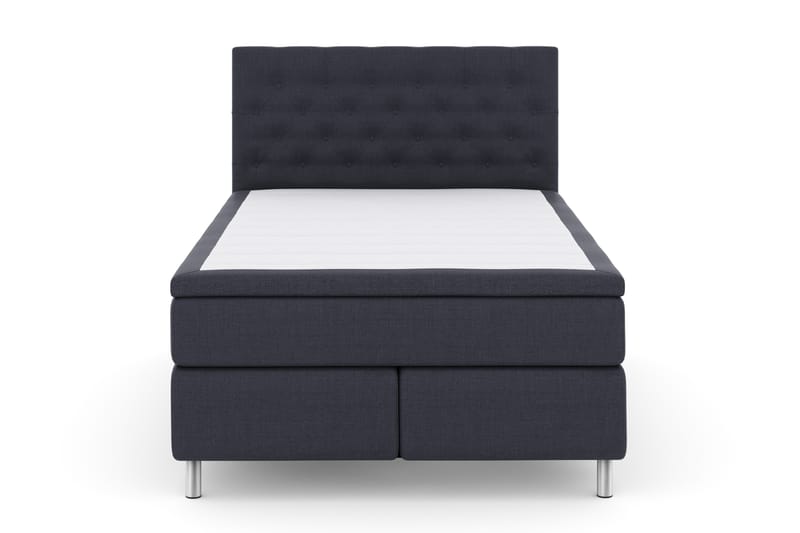 Select No 4 Komplet Sengepakke 140x200 Fast - Blå/Metal - Møbler - Senge - Komplet sengepakke