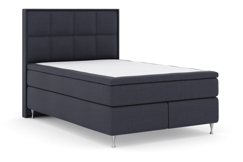 Select No 4 Komplet Sengepakke 140x200 Fast - Blå/Sølv - Møbler - Senge - Kontinentalsenge