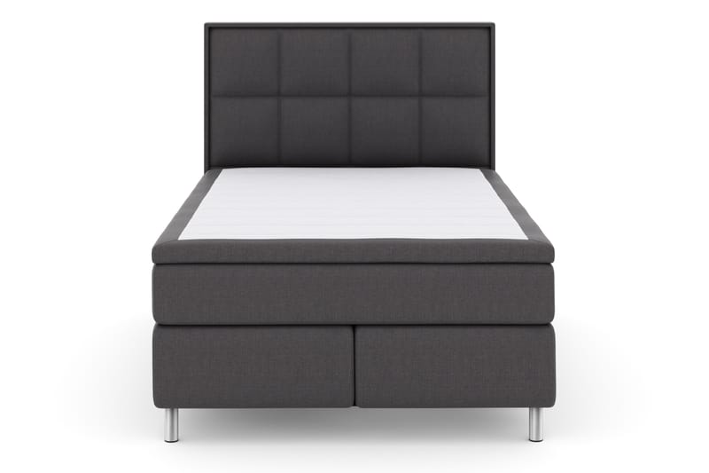 Select No 4 Komplet Sengepakke 140x200 Fast - Mørkegrå/Metal - Møbler - Senge - Komplet sengepakke