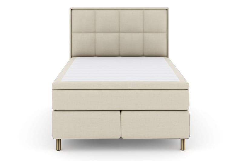 Select No 4 Komplet Sengepakke 140x200 Fast/Medium - Beige/Kobber - Komplet sengepakke - Kontinentalsenge - Dobbeltsenge