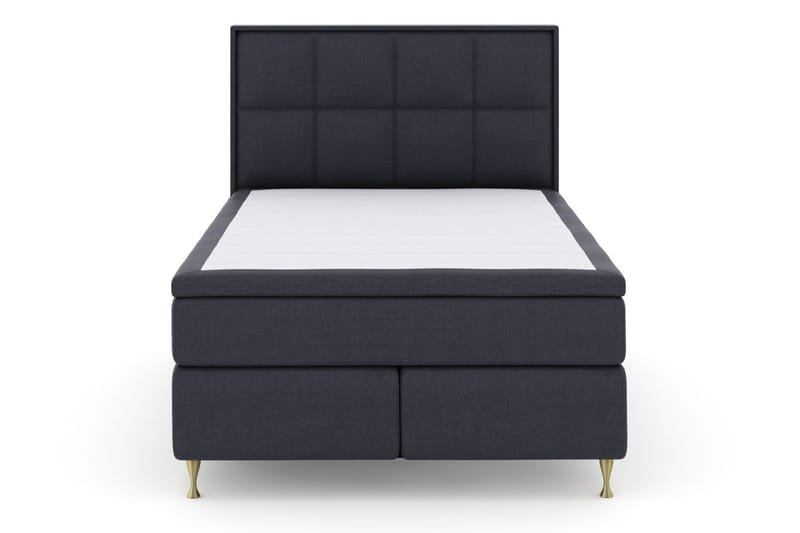 Select No 4 Komplet Sengepakke 140x200 Fast/Medium - Blå/Guld - Møbler - Senge - Kontinentalsenge