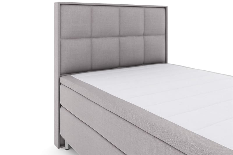 Select No 4 Komplet Sengepakke 140x200 Fast/Medium - Blå/Metal V-form - Møbler - Senge - Komplet sengepakke