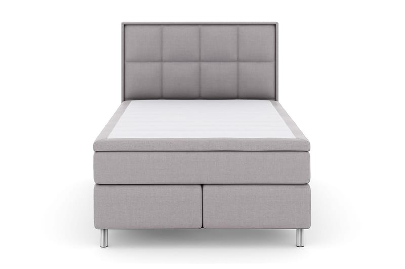 Select No 4 Komplet Sengepakke 140x200 Fast/Medium - Blå/Metal V-form - Møbler - Senge - Komplet sengepakke