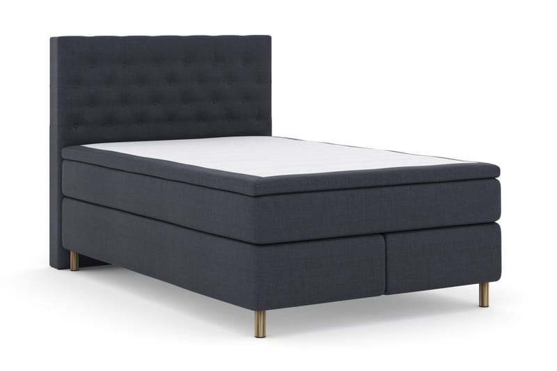 Select No 4 Komplet Sengepakke 140x200 Fast/Medium - Blå/Metal - Møbler - Senge - Komplet sengepakke