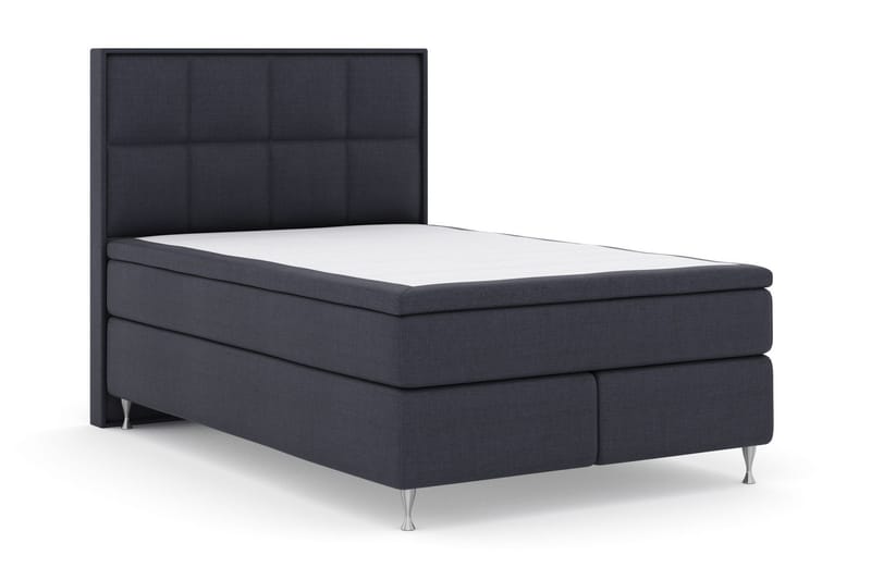 Select No 4 Komplet Sengepakke 140x200 Fast/Medium - Blå/Sølv - Møbler - Senge - Komplet sengepakke
