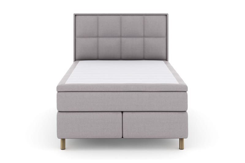 Select No 4 Komplet Sengepakke 140x200 Fast/Medium, Lysegrå/Kobber