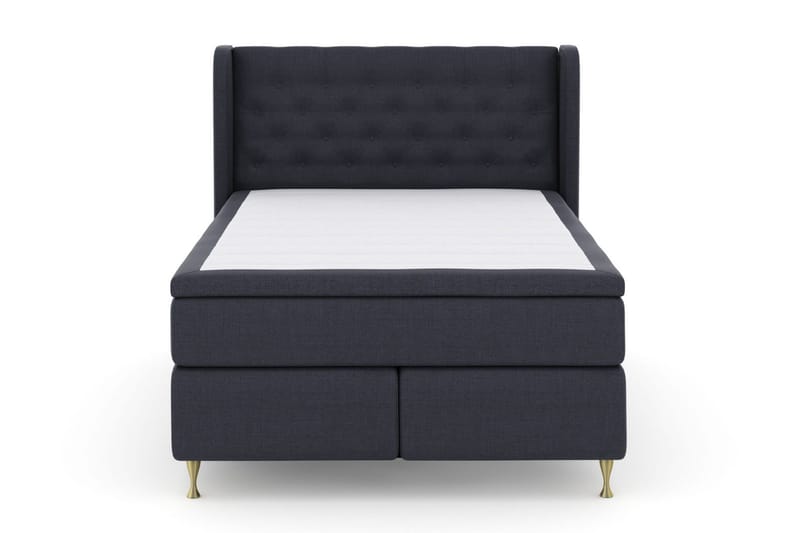 Select No 4 Komplet Sengepakke 140x200 Medium - Blå/Guld - Møbler - Senge - Kontinentalsenge