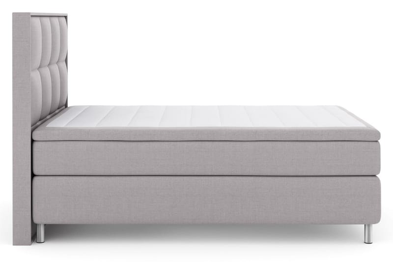 Select No 4 Komplet Sengepakke 140x200 Medium - Lysegrå/Metal - Møbler - Senge - Komplet sengepakke