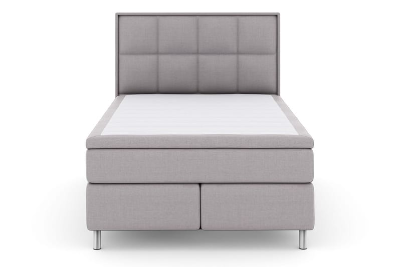 Select No 4 Komplet Sengepakke 140x200 Medium - Lysegrå/Metal - Møbler - Senge - Komplet sengepakke