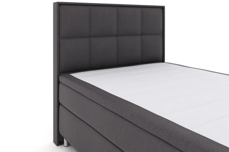 Select No 4 Komplet Sengepakke 140x200 Medium - Mørkegrå/Metal - Møbler - Senge - Komplet sengepakke