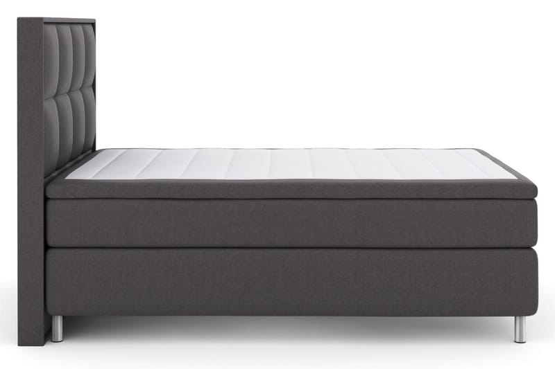 Select No 4 Komplet Sengepakke 140x200 Medium - Mørkegrå/Metal - Møbler - Senge - Komplet sengepakke