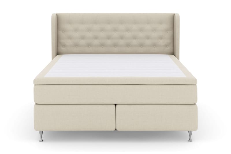 Select No 4 Komplet Sengepakke 160x200 Fast - Beige/Sølv - Møbler - Senge - Komplet sengepakke