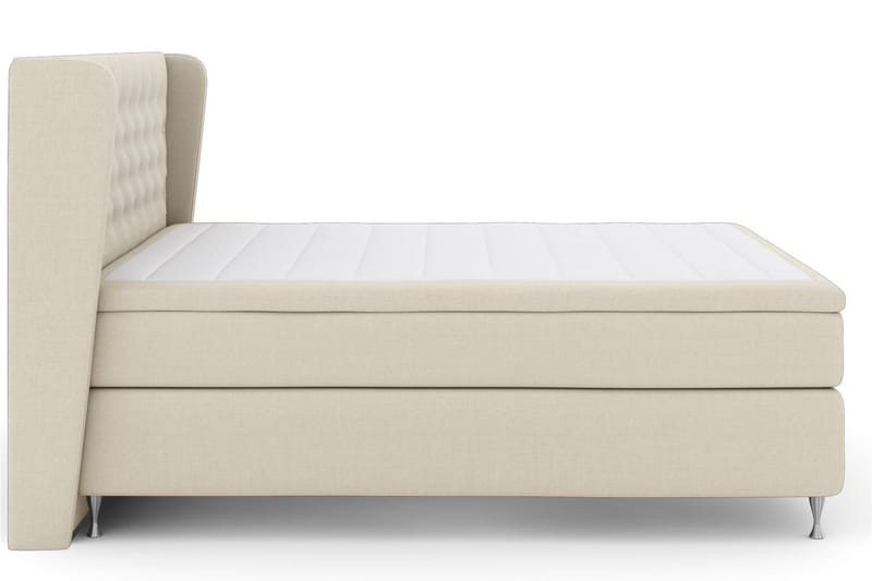 Select No 4 Komplet Sengepakke 160x200 Fast - Beige/Sølv - Komplet sengepakke - Kontinentalsenge - Dobbeltsenge