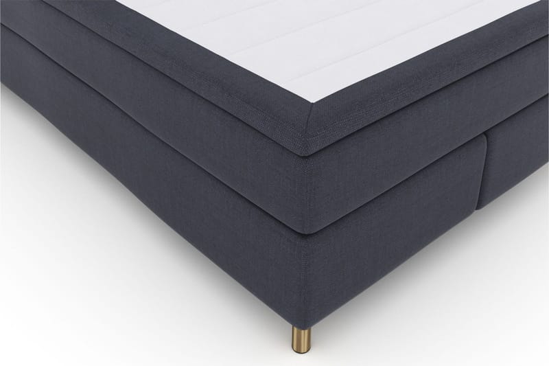 Select No 4 Komplet Sengepakke 160x200 Fast - Blå/Kobber - Møbler - Senge - Kontinentalsenge