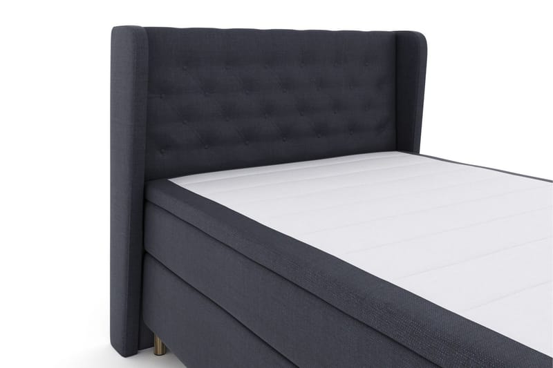 Select No 4 Komplet Sengepakke 160x200 Fast - Blå/Metal - Møbler - Senge - Kontinentalsenge
