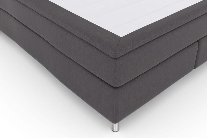 Select No 4 Komplet Sengepakke 160x200 Fast - Mørkegrå/Metal - Møbler - Senge - Komplet sengepakke