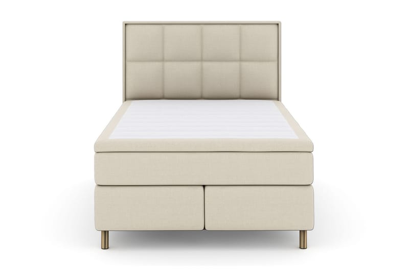 Select No 4 Komplet Sengepakke 160x200 Medium - Beige/Metal - Møbler - Senge - Komplet sengepakke