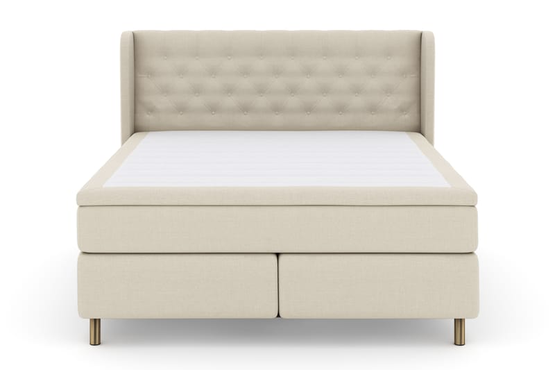 Select No 4 Komplet Sengepakke 180x200 Fast - Beige/Kobber - Møbler - Senge - Komplet sengepakke