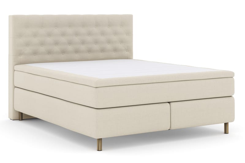 Select No 4 Komplet Sengepakke 180x200 Fast - Beige/Kobber - Møbler - Senge - Kontinentalsenge