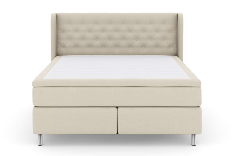 Select No 4 Komplet Sengepakke 180x200 Fast - Beige/Metal - Møbler - Senge - Komplet sengepakke