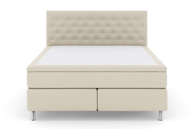 Select No 4 Komplet Sengepakke 180x200 Fast - Beige/Metal - Møbler - Senge - Komplet sengepakke