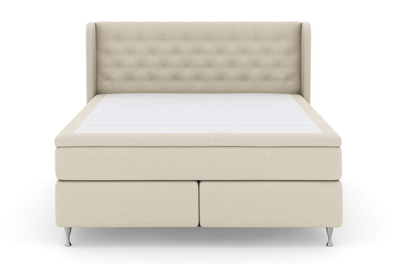 Select No 4 Komplet Sengepakke 180x200 Fast - Beige/Sølv - Møbler - Senge - Komplet sengepakke