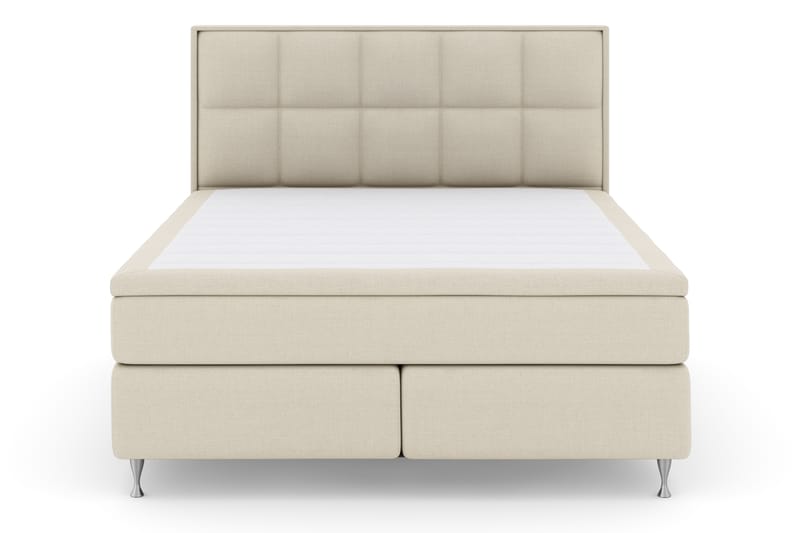 Select No 4 Komplet Sengepakke 180x200 Fast - Beige/Sølv - Møbler - Senge - Komplet sengepakke