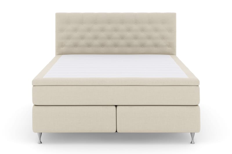 Select No 4 Komplet Sengepakke 180x200 Fast - Beige/Sølv - Møbler - Senge - Kontinentalsenge