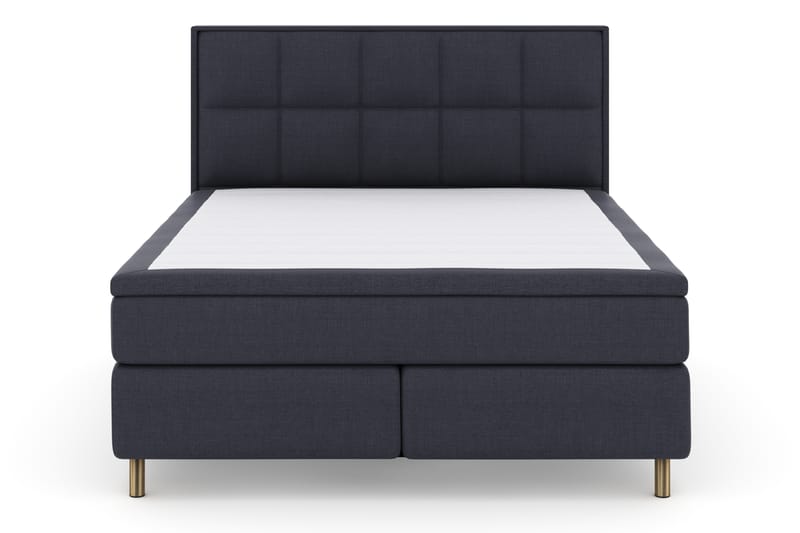 Select No 4 Komplet Sengepakke 180x200 Fast - Blå/Kobber - Møbler - Senge - Kontinentalsenge