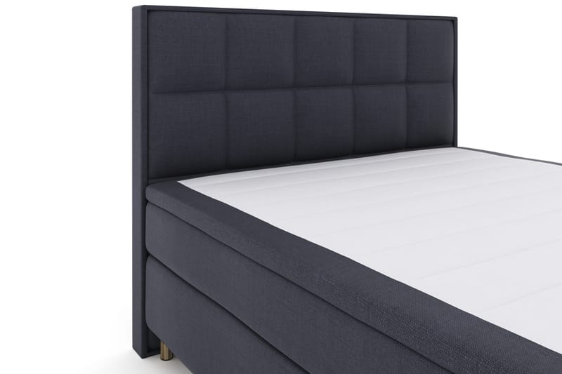 Select No 4 Komplet Sengepakke 180x200 Fast - Blå/Kobber - Møbler - Senge - Kontinentalsenge