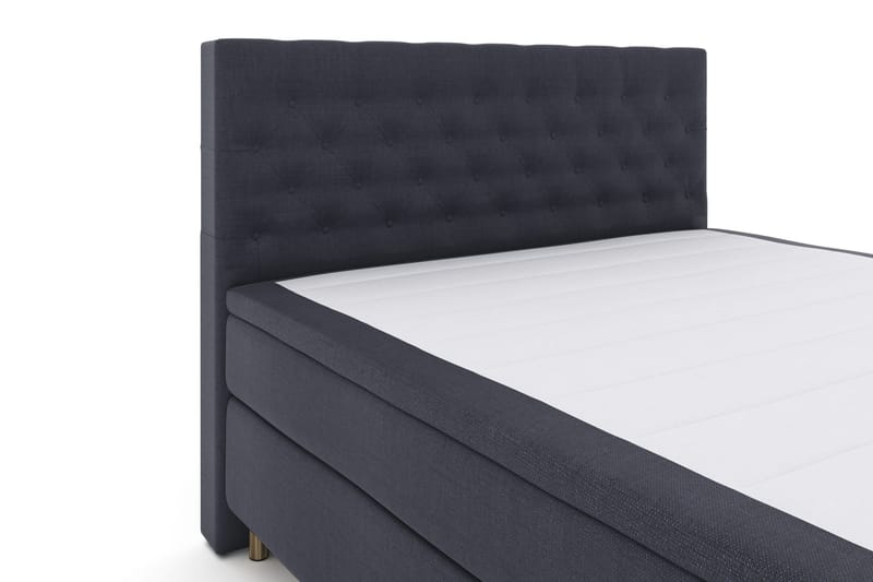 Select No 4 Komplet Sengepakke 180x200 Fast - Blå/Kobber - Møbler - Senge - Kontinentalsenge
