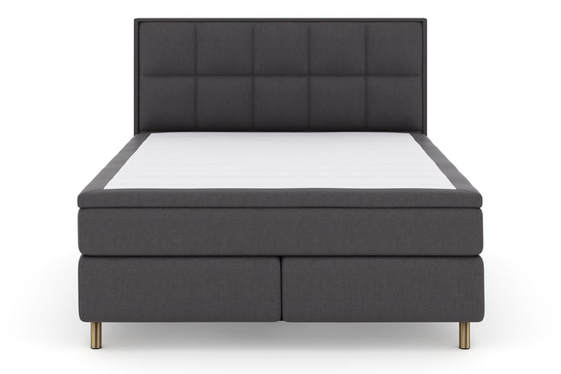 Select No 4 Komplet Sengepakke 180x200 Fast - Mørkegrå/Kobber - Møbler - Senge - Kontinentalsenge
